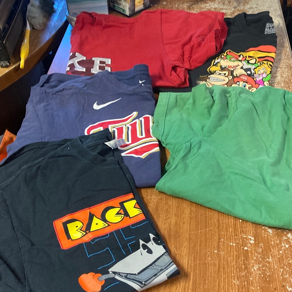Men's Short Sleeve Tees - Red, Blue, Green, Black